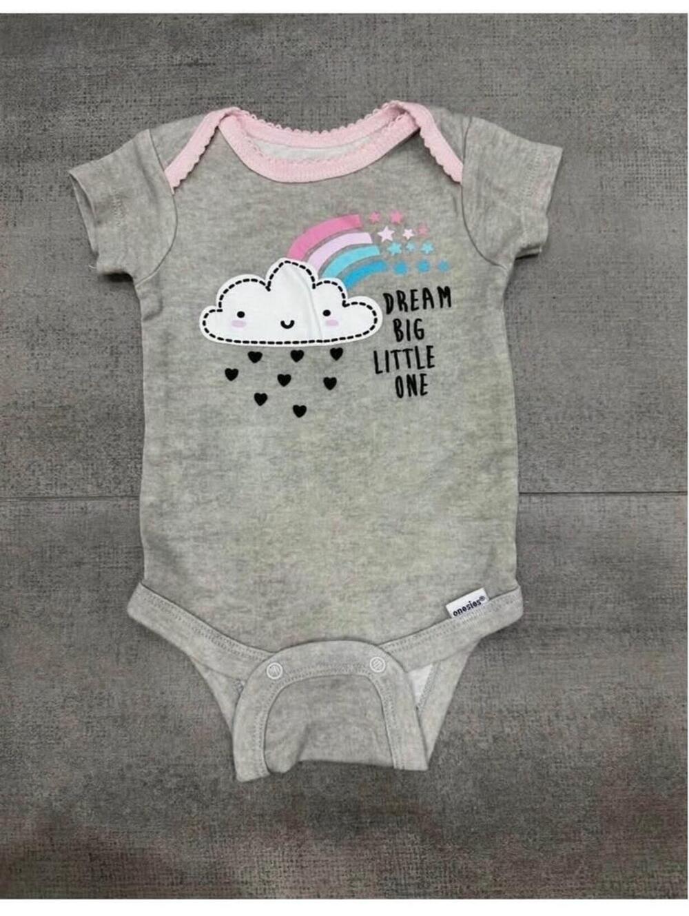 0-3m • Gerber • Dream Big Little One Baby Onesie